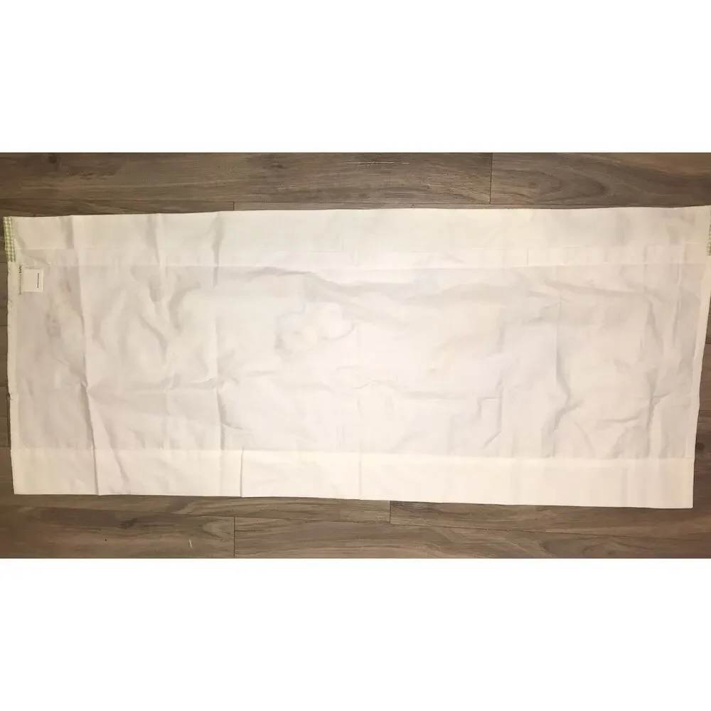 POTTERY BARN KIDS Valance‎ Nursery Window Curtain Animals ABC Applique 43.5